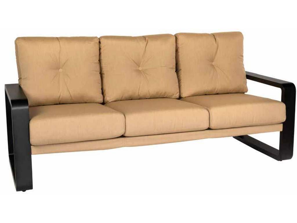 Woodard 7D0820 Vale Sofa with Upholsterted Back