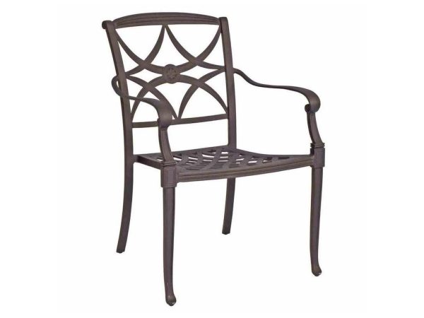 Woodard 4Q0417 Wiltshire Dining Arm Chair Stackable