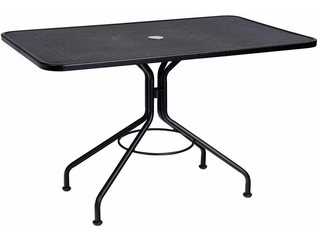 Woodard 280030  Mesh Contract+ 30 inch x 48 inch Rectangle Umbrella Table