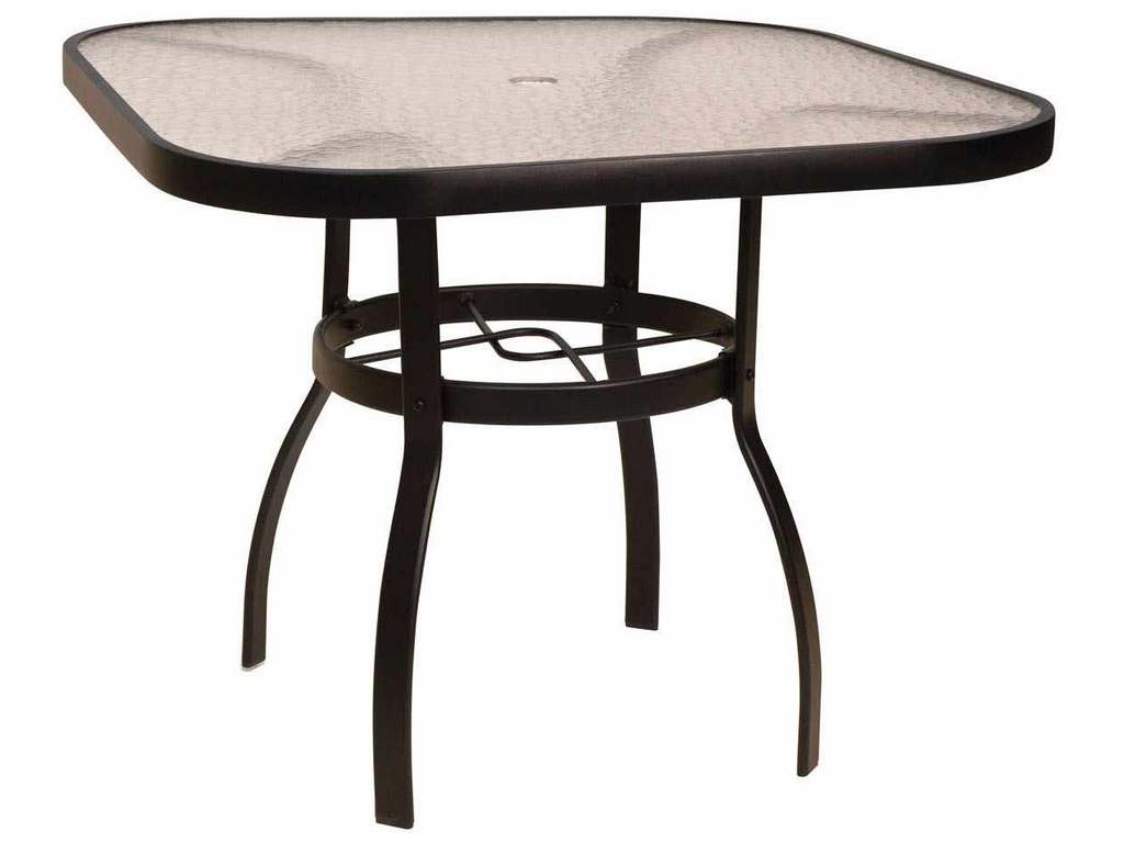 Woodard 826137W  Deluxe 36 inch Square Umbrella Table