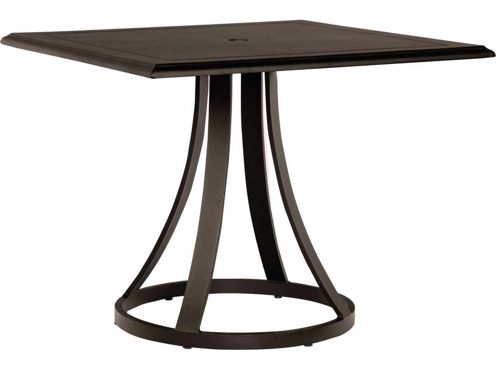 Woodard 5Y4800  09236 Solid Cast Complete Tables Square Bistro Table