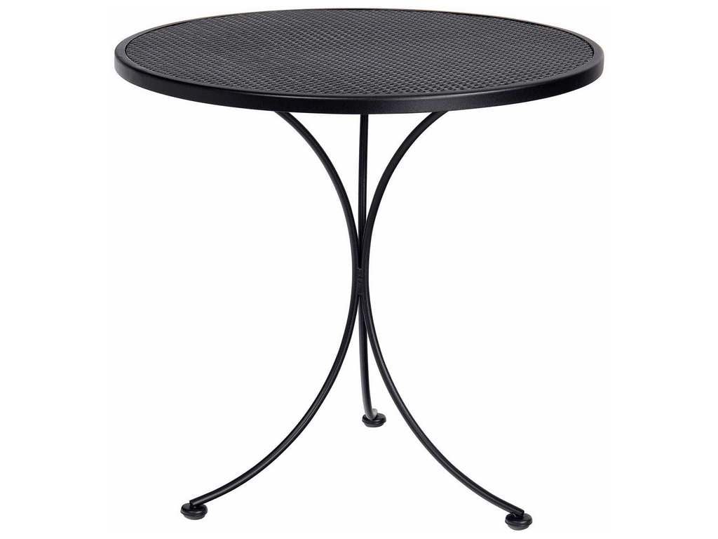 Woodard 190134  Mesh Top Set-Up30 inch Round Bistro Table