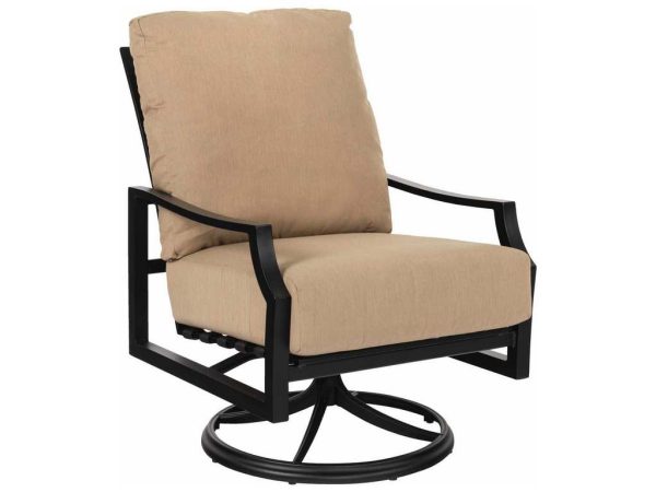 Woodard 3S0477 Nico   Cushion Swivel Rocking Lounge Chair