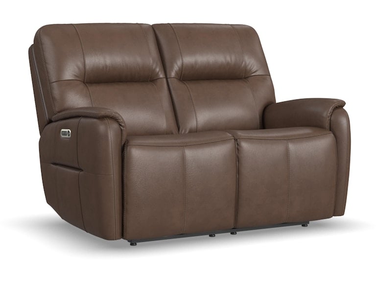 Flexsteel Furniture 1745-60PH Wilson Power Reclining Loveseat with Power Headrests