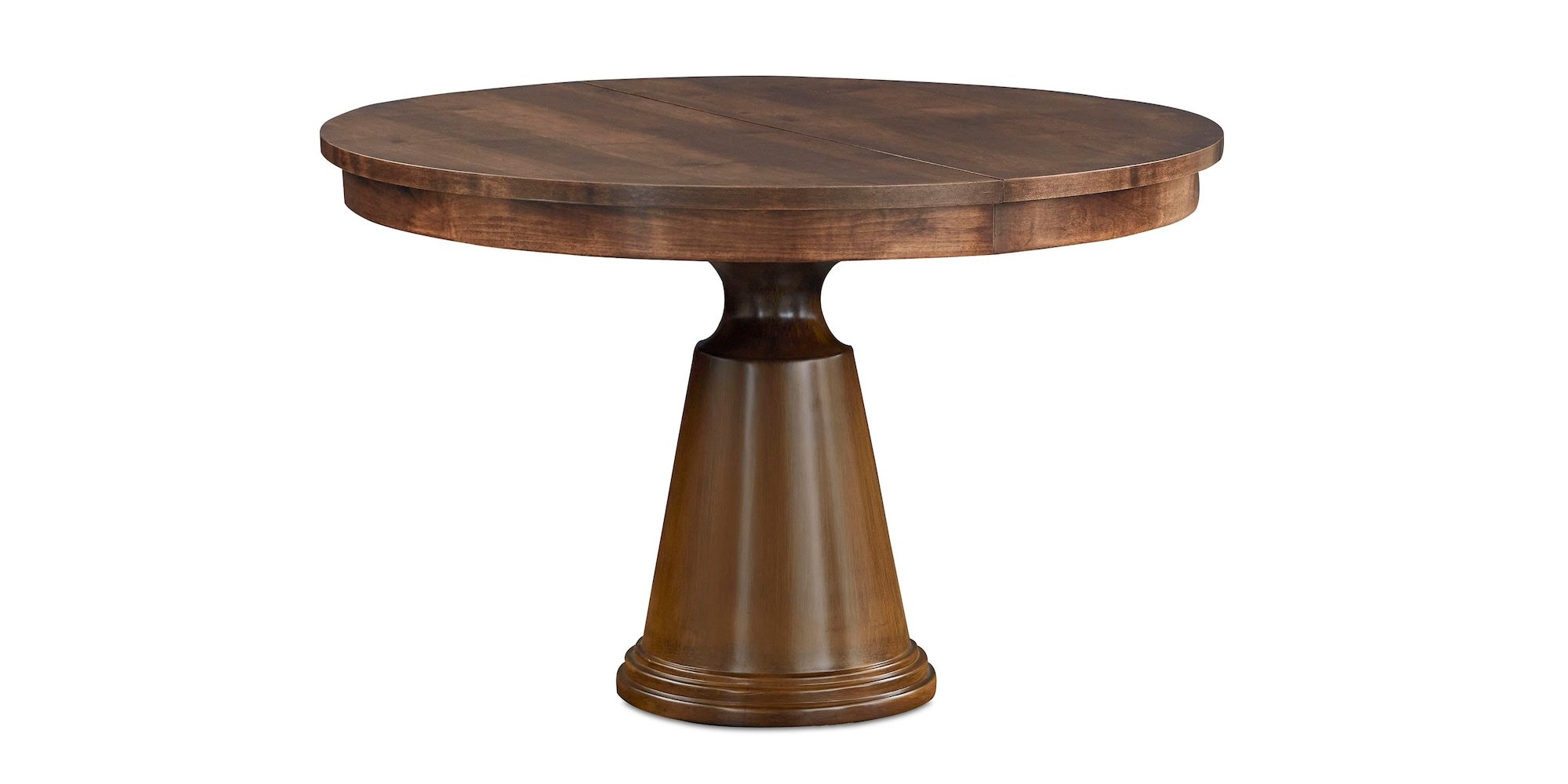 Bassett Furniture 4025-K5252S Origins Nichols Round Dining Table with Leaf