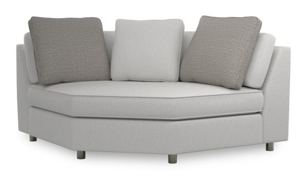 Caracole Furniture M090-018-CR1-B I'm Shelf-ish Corner Sofa