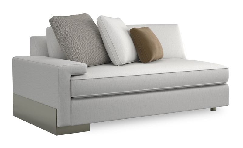 Caracole Furniture M090-018-LS1-B I'm Shelf-ish LAF Sofa