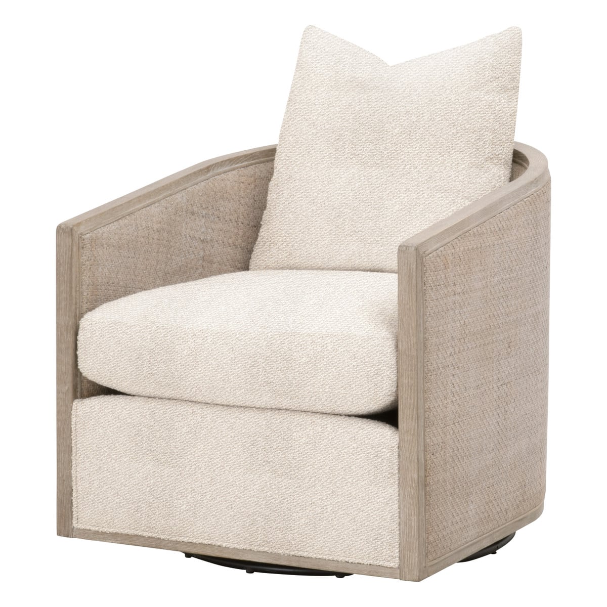 Essentials For Living 6643.LGLIN/NG McGuire Swivel Club Chair Essentials For Living 6643.LGLIN/NG McGuire Swivel Club Chair