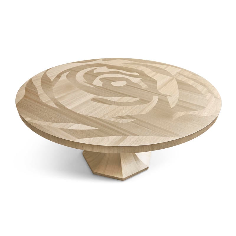 Jonathan Charles 001-2-D00-NLS Tidepool Round Dining Table Jonathan Charles 001-2-D00-NLS Tidepool Round Dining Table