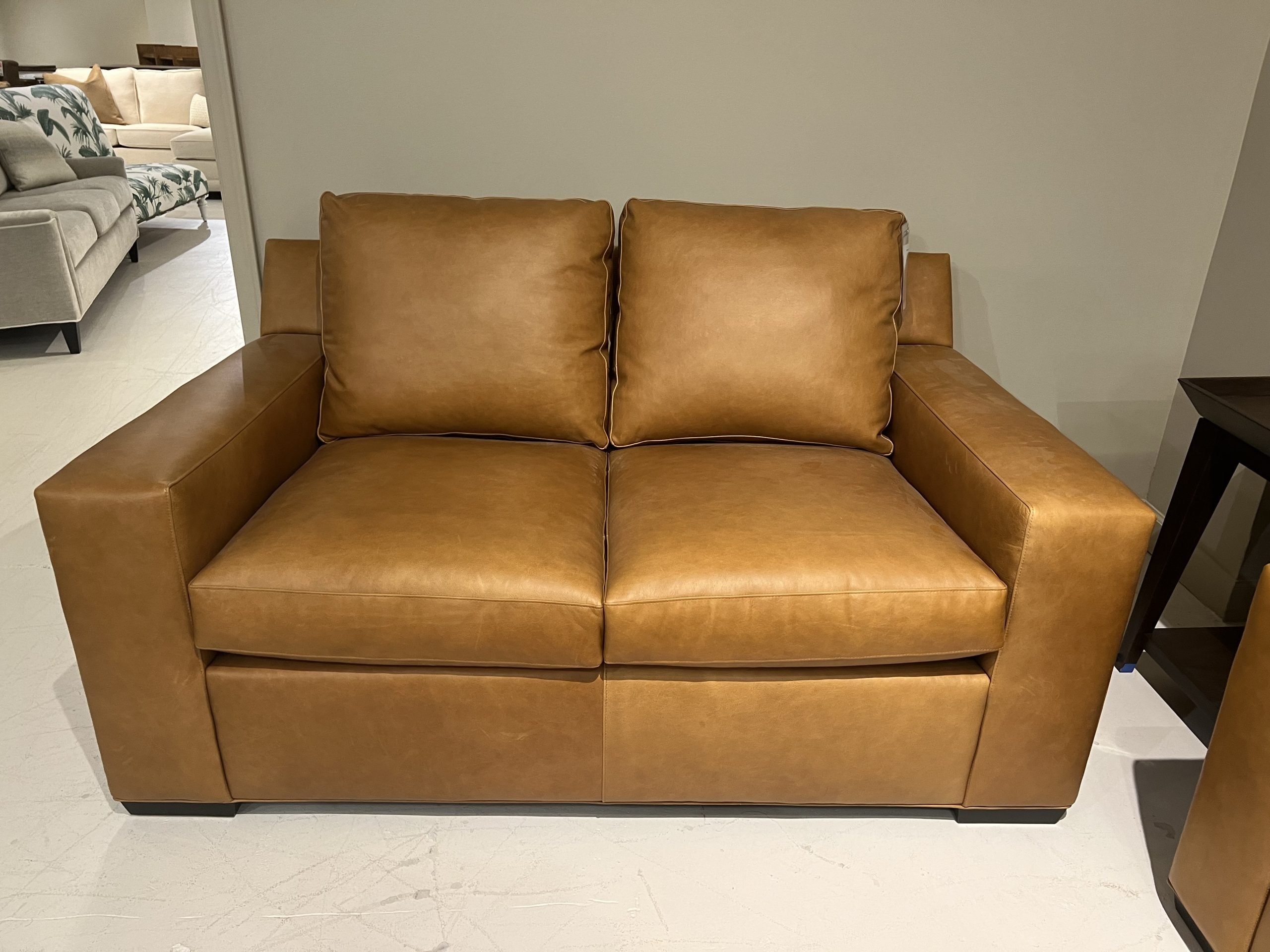 Hancock and moore loveseat discount