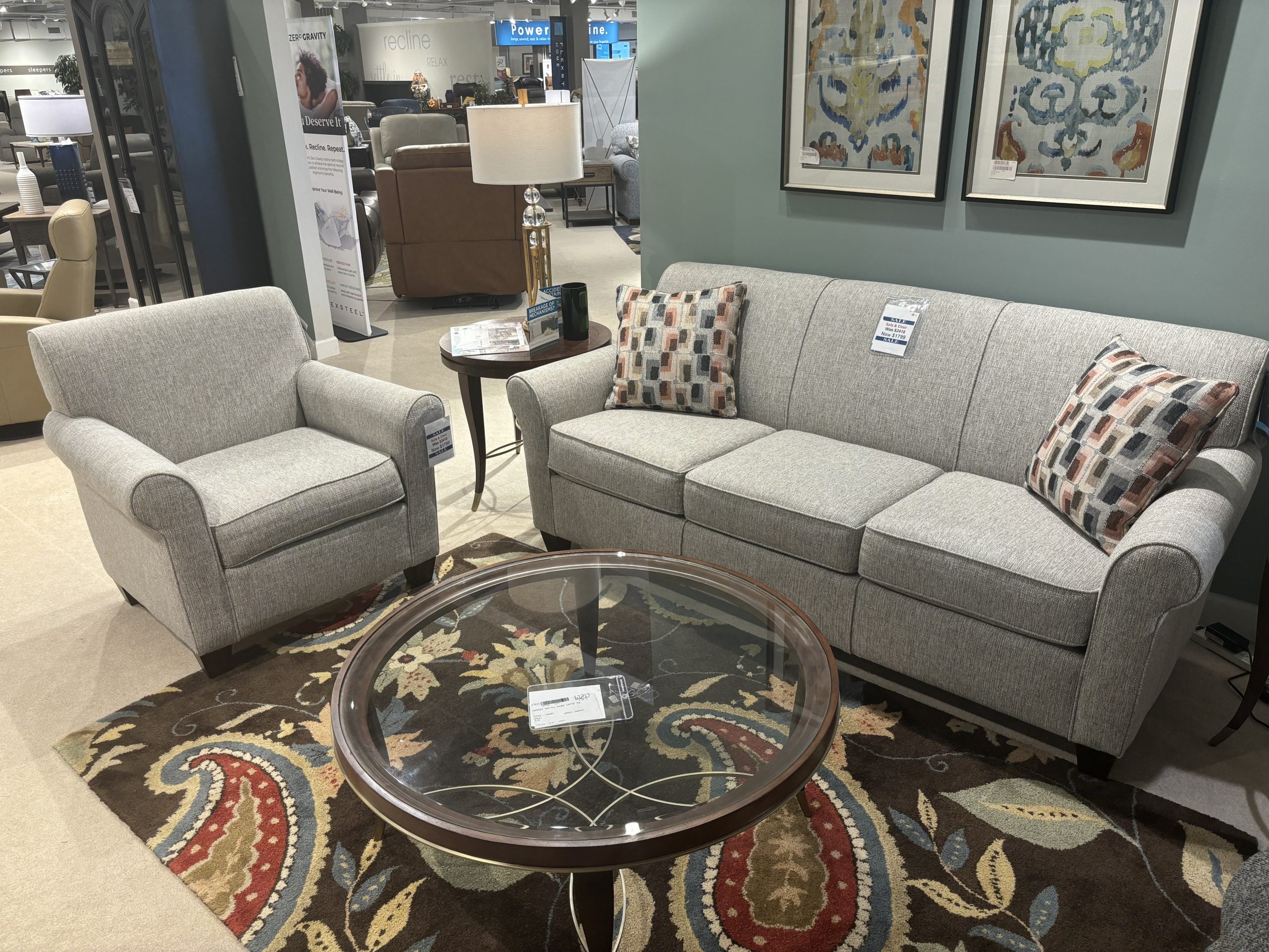 Flexsteel 5990-31 Dana Sofa and Chair Flexsteel 5990-31 Dana Sofa and Chair