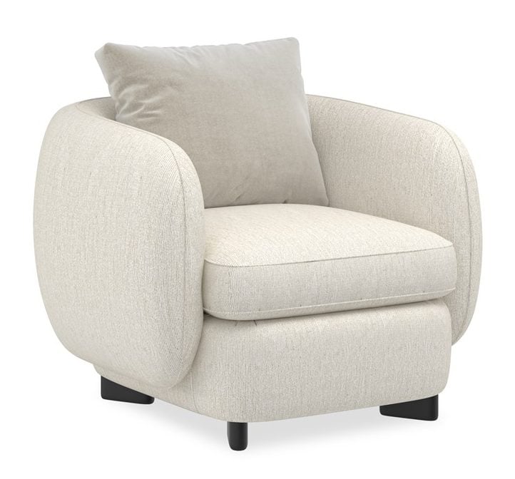 Caracole Furniture UPH-424-032-A Lumi Swivel Chair