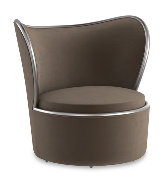 Caracole Furniture UPH-424-132-A Mariposa Swivel