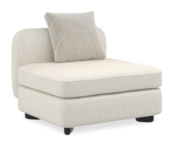 Caracole Furniture UPH-424-AC2-A Lumi Armless Chair