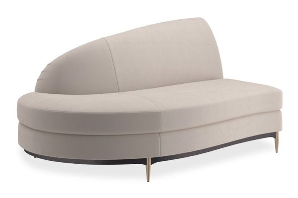 Caracole Furniture UPH-424-LH1-E Three's Company LAF Chaise