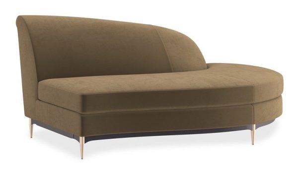 Caracole Furniture UPH-424-RH1-F Three's Company RAF Chaise