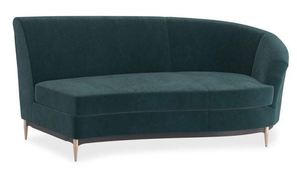 Caracole Furniture UPH-424-RS1-C Three's Company RAF Sofa