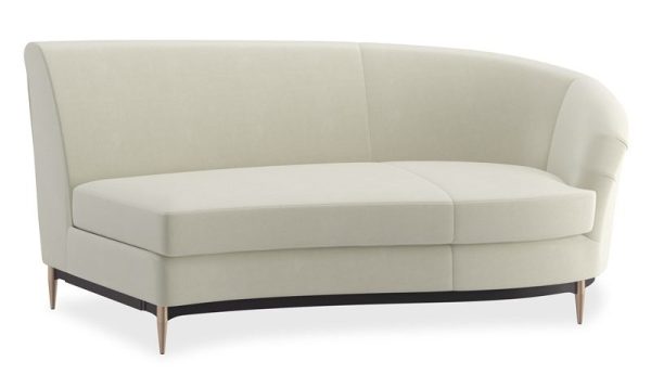 Caracole Furniture UPH-424-RS1-D Three's Company RAF Sofa