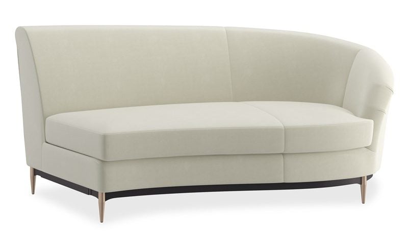 Caracole Furniture UPH-424-RS1-D Three's Company RAF Sofa