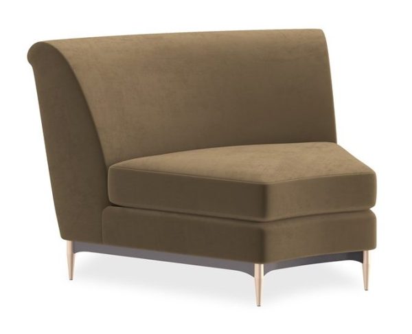 Caracole Furniture UPH-424-WE1-F Three's Company Wedge