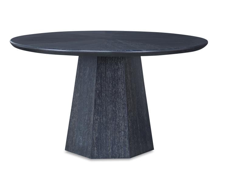 Century Furniture CT6045 Newlin Round Dining Table - Black Cerused