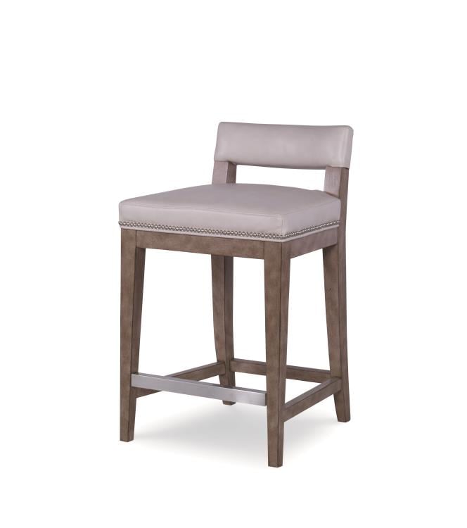 Century Furniture PLR-11951C-OYSTER Levi Counter Stool