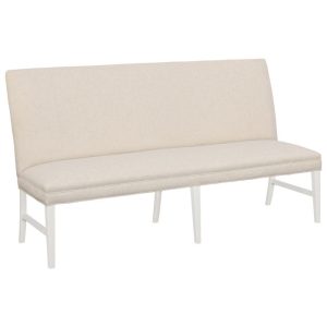 Fairfield Furniture 1270-72-L Straight Back Armless Banquette 72", with Legs in Linen Finish