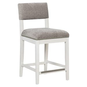 Fairfield Furniture 1300-C7-L Silas Armless Counter Stool, Linen Finish
