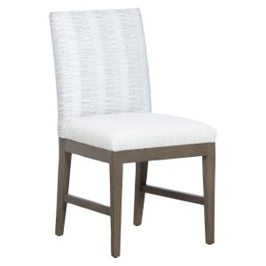 Fairfield Furniture L-1301-05-M Nova Side Chair, Leather, Mica Finish