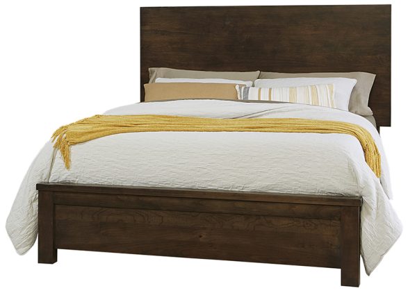 Artisan and Post 150-669-966-944-MS2 Crafted Cherry Ben's California King Plank Bed Dark Cherry Finish