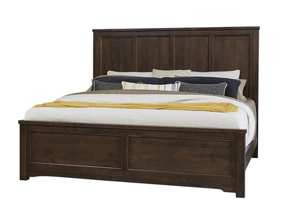 Artisan and Post 150-668-866-944-MS2 Crafted Cherry Ben's California King Six Panel Bed Dark Cherry Finish