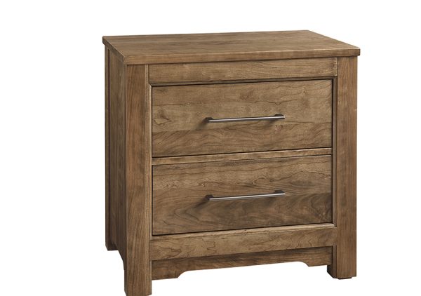 Artisan and Post 151-227 Crafted Cherry 2 Drawer Nightstand Medium Cherry Finish
