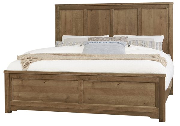 Artisan and Post 151-668-866-944-MS2 Crafted Cherry California King Six Panel Bed Medium Cherry Finish