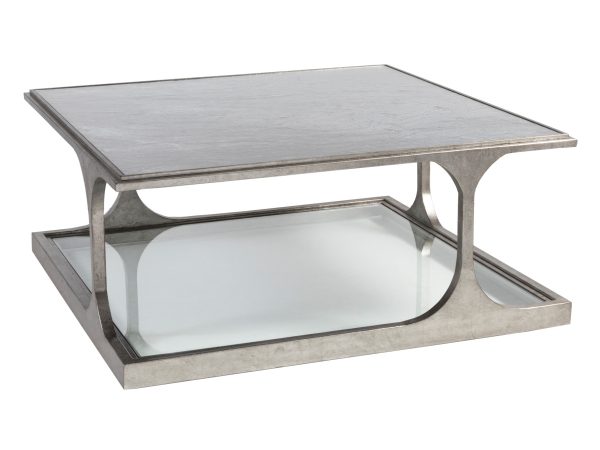 Artistica Home 2362-947 Bond Street Silver Square Cocktail Table
