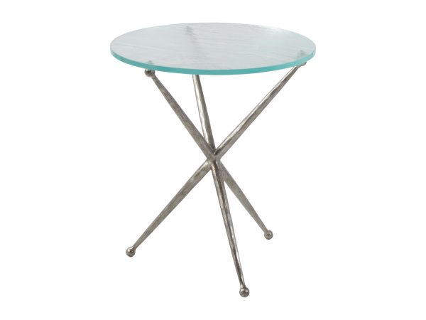 Artistica Home 2364-953 Marcus Silver Round End Table