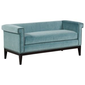 Fairfield Furniture 33LF-10 Greek Key Arm with Loose Seat Bench