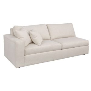Fairfield Furniture 6329-52 Libby Langdon Francis Left Arm Sofa, Two Backs over Two Seats