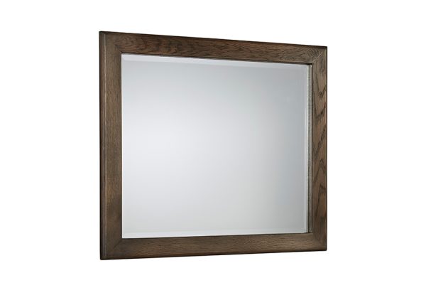 Vaughan Bassett 793-447 Crafted Oak Landscape Mirror Aged Gray Finish