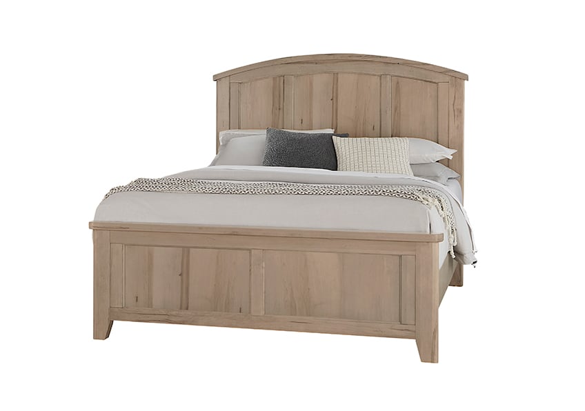 Vaughan Bassett 821-557-755-922 Woodbridge Queen Arch Bed Shadow Grey Finish