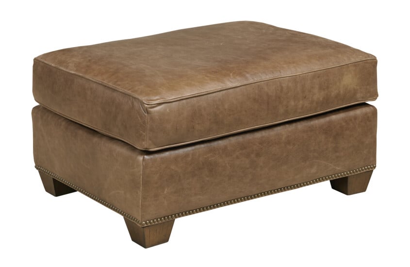 Kincaid Furniture UPH-303-80L Edison Ottoman Leather