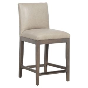 Fairfield Furniture L-1301-C7 Nova Armless Counter Stool, Leather, with Finish Choices