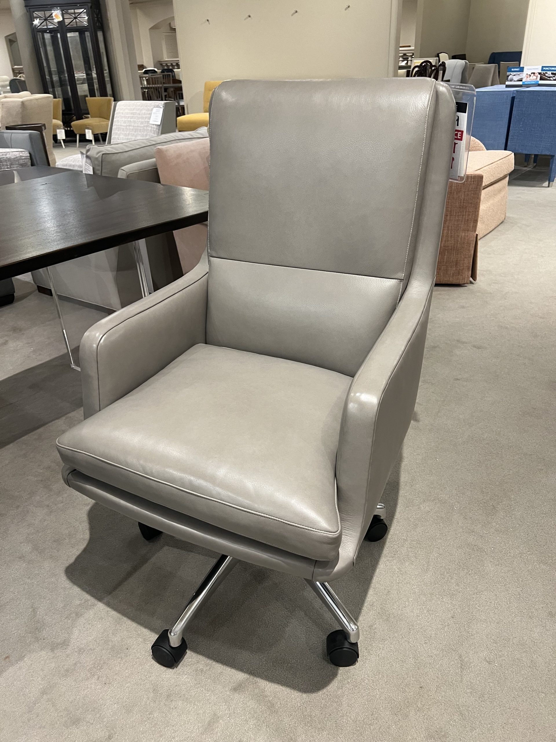 Hancock and Moore 6695ST PL Home Office Arya Swivel Office Chair at Factory Outlets by Hickory Park
