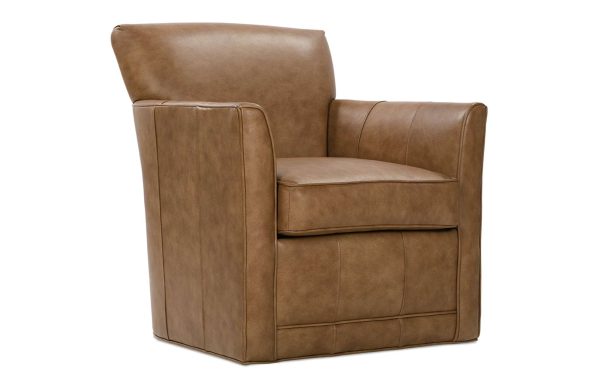 Rowe Furniture C181-L-007 Times Square Leather Swivel Glider