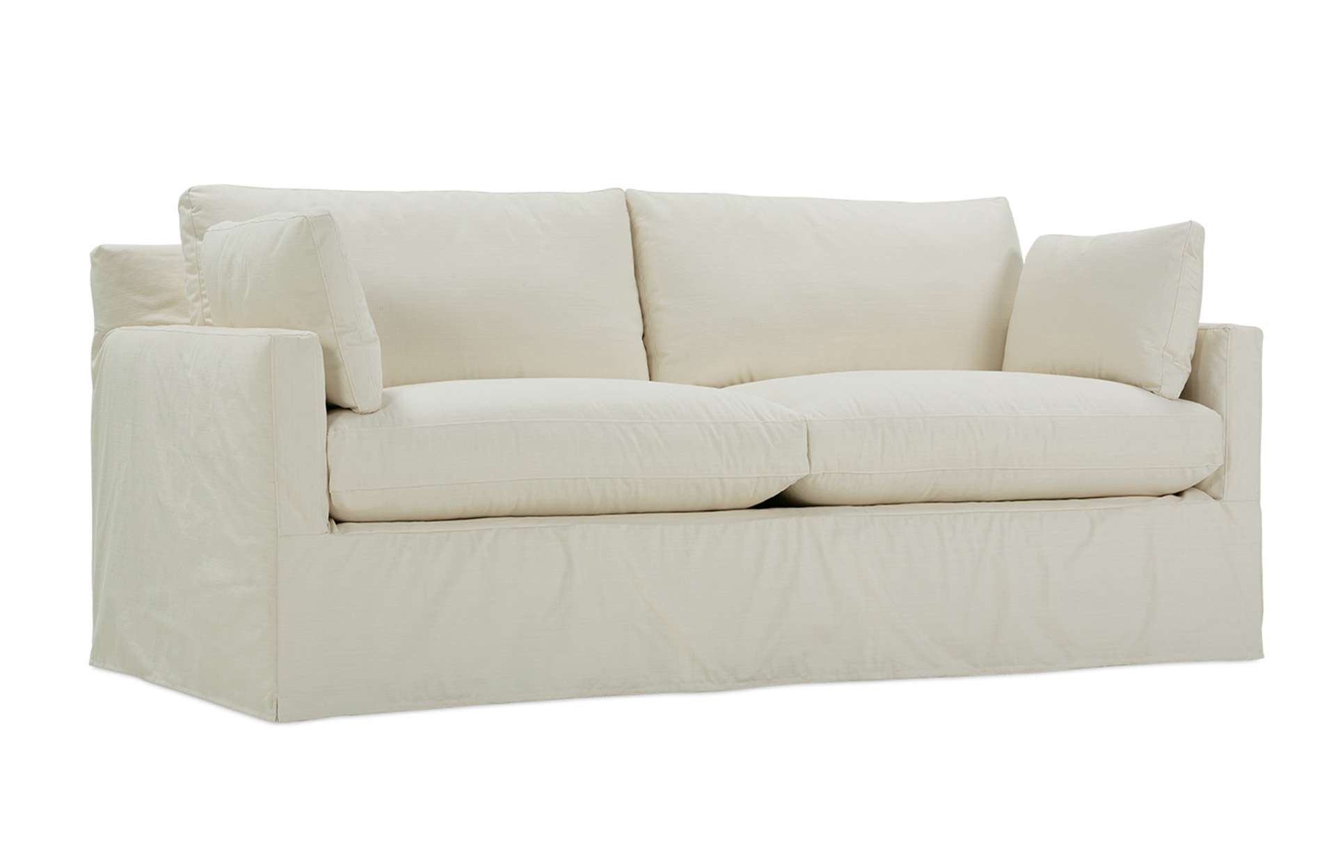 Rowe Furniture SYLVIE-SLIP-001 Sylvie Slipcover 75 Inch Bench 2 Cushion Sofa