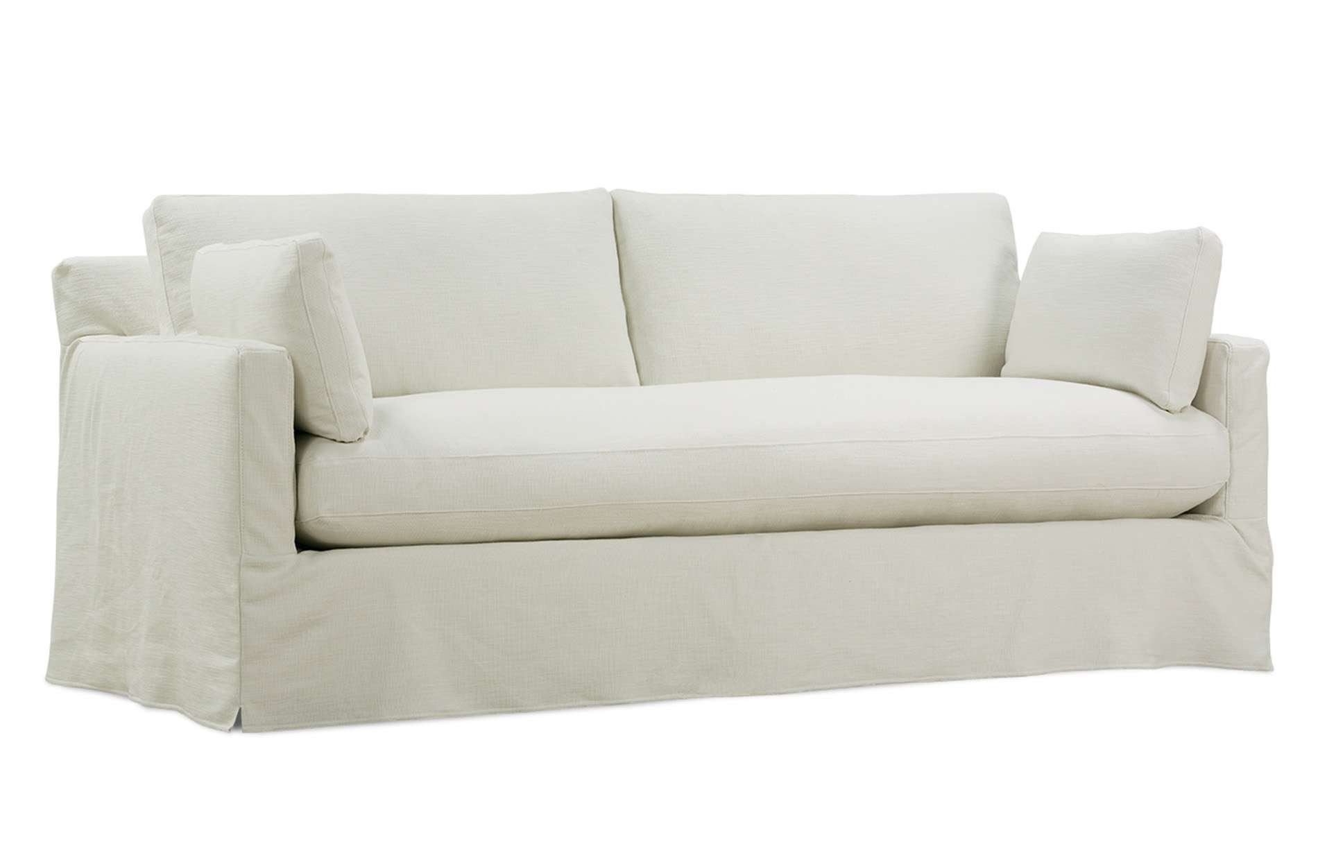 Rowe Furniture SYLVIE-SLIP-201 Sylvie Slipcover 75 Inch Bench Cushion Sofa