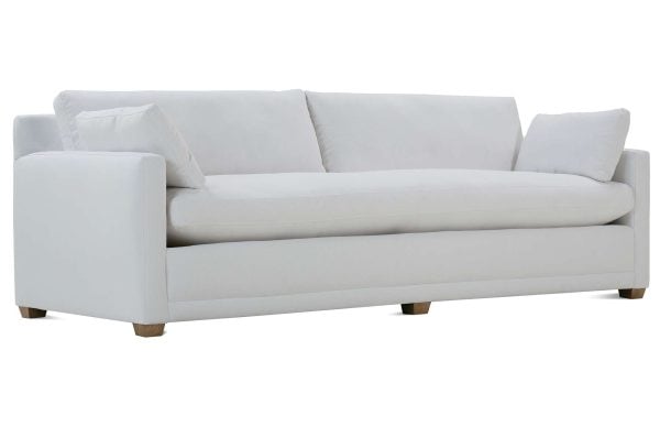 Rowe Furniture SYLVIE-140 Sylvie 100 Inch Bench Cushion Extra Long Sofa