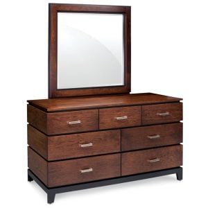 Simply Amish BSFRI-08G3 Frisco 7-Drawer Dresser, 70"