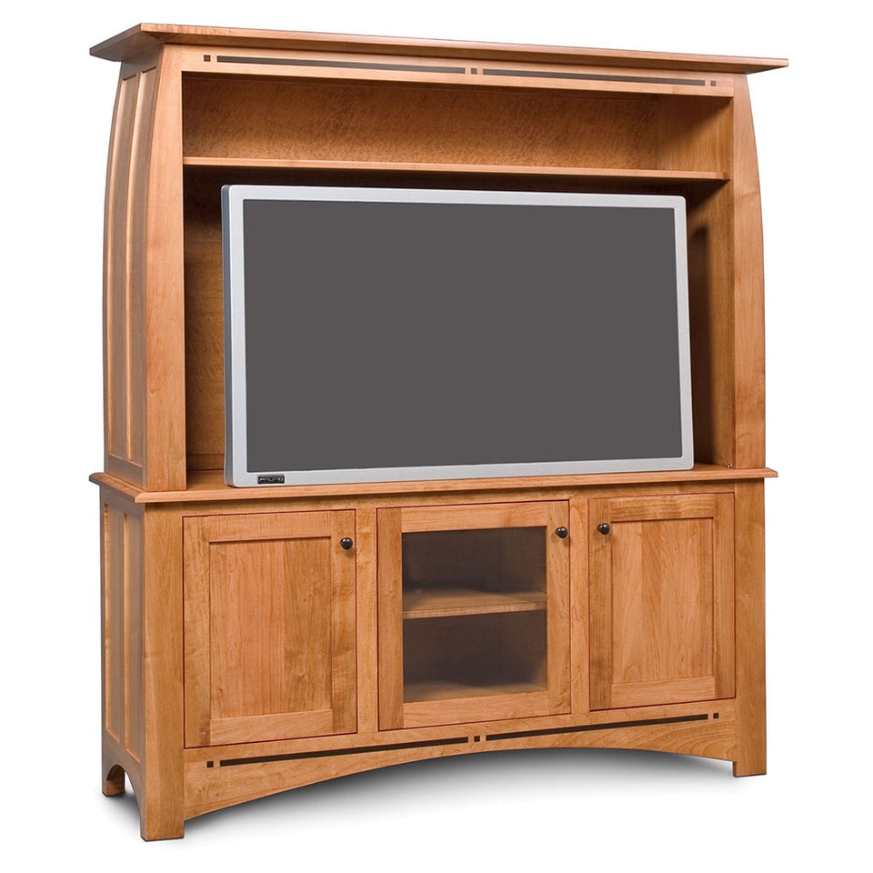 Simply Amish ECA760EC Aspen 2-Piece Widescreen Center with Inlay Simply Amish ECA760EC Aspen 2-Piece Widescreen Center with Inlay