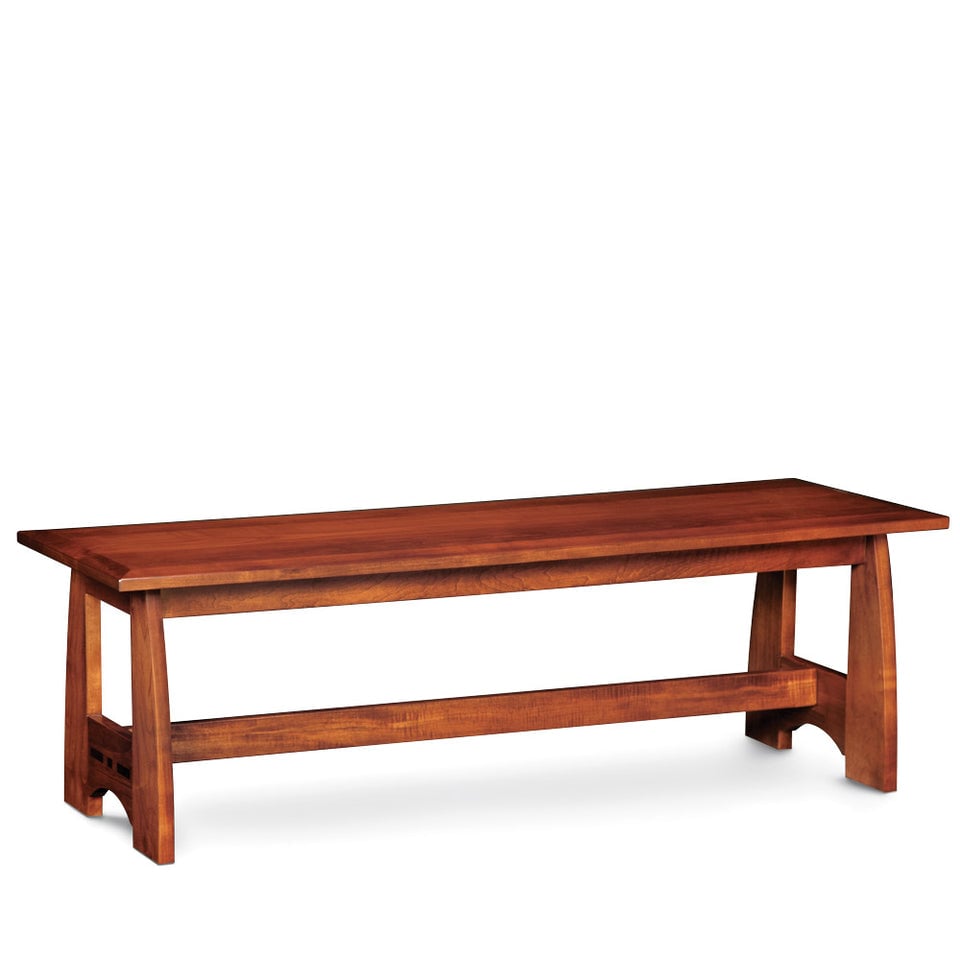 Simply Amish ECA770-60B Aspen Bench with Inlay - 60"w