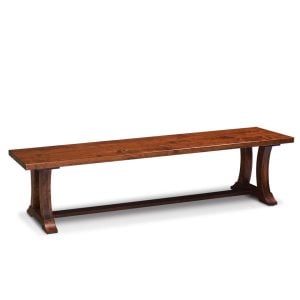 Simply Amish ECALE-12E-W Alexandria Dining Bench